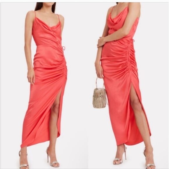 Veronica Beard Coral Slip Dress Size 2 - Picture 1 of 11